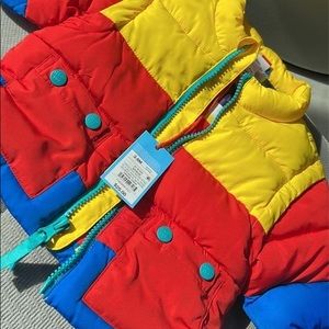 Size 3-6 month LEGO brand coat from Target. Sleeves come off